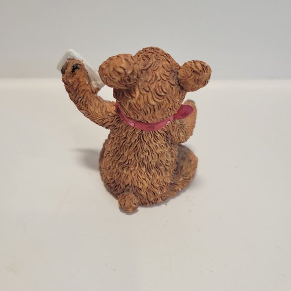 Vintage Teddy Bear Figurines Set of 4 Each about 3" - Picture 3 of 13